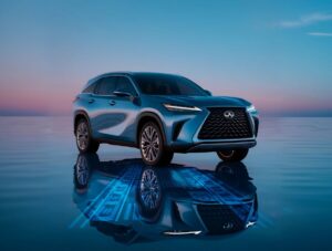 Blue-2025-Lexus-showing-the-ADAS-for-an-Lexus-Certified-Repair-at-Husteads