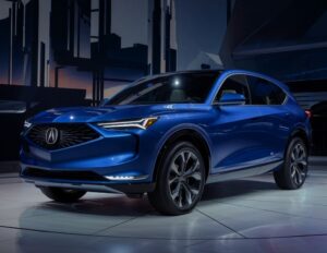 Blue-2025-acura-suv-with-blue-background-Husteads-Acura-Certified-Collision-Repair-Gold-Class-Body Shop