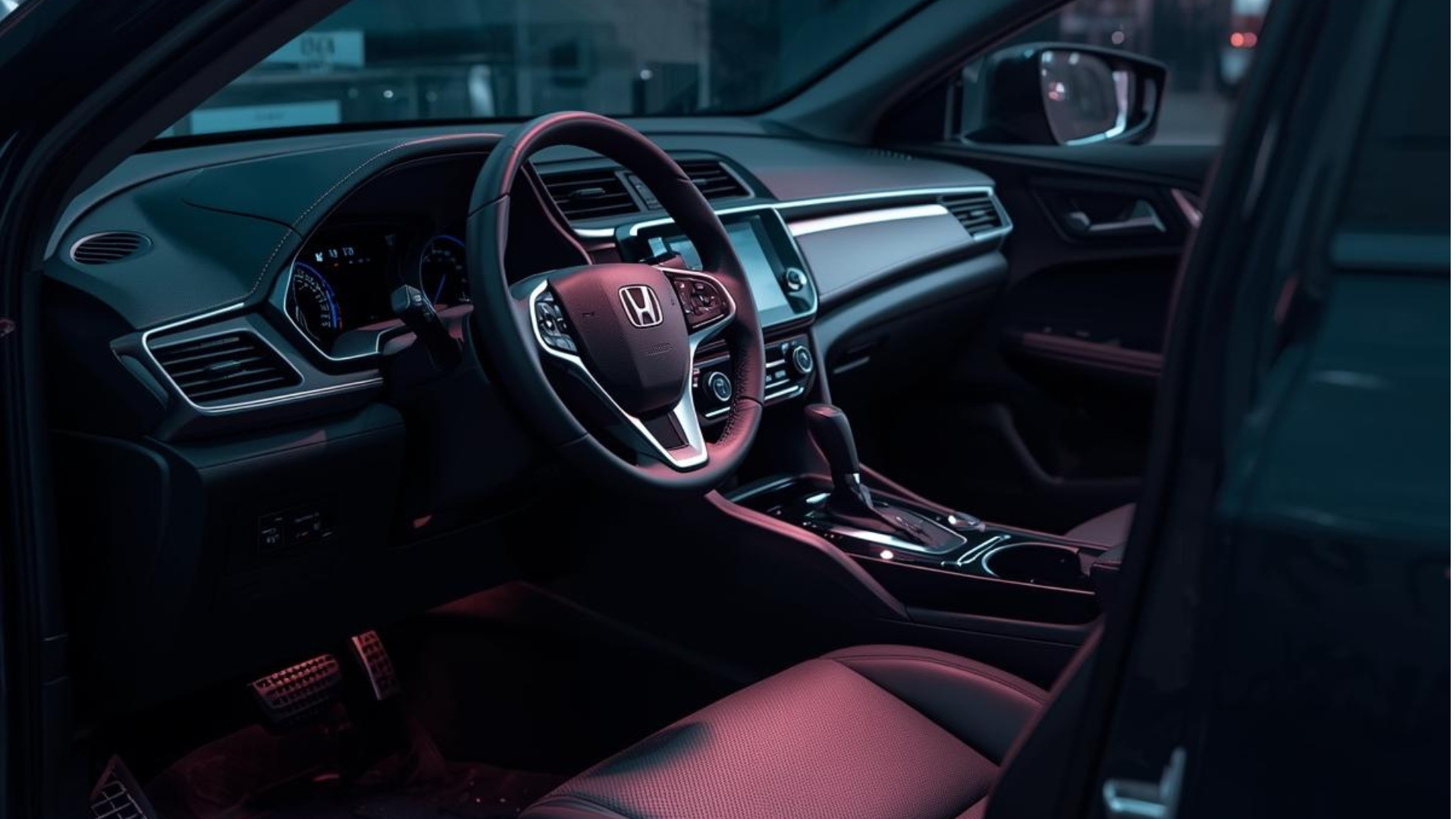  interior-2025-Infiniti-with-a-woman-in-the-passenger-seat-after-an-Acura-Certified-Collision-Repair